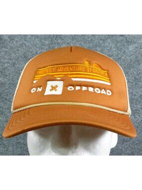 Protect Adventure Forever Trucker Hat By Pacific Headwear OS Brown & Mesh Snapba